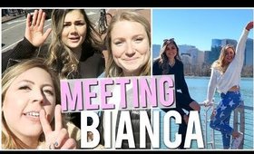 FINALLY MEETING ONE OF MY FAVORITE FITNESS VLOGGERS BIANCA!