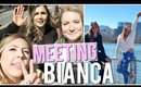 FINALLY MEETING ONE OF MY FAVORITE FITNESS VLOGGERS BIANCA!