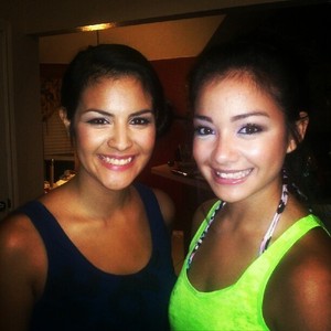 my two sister in laws i did their makeup =]