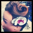 Victory Roll and Orchids 