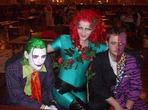 I was the artist who did the Joker.
Model John Heaney.