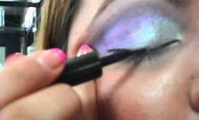 GREY AND PURPLE  MAKEUP Tutorial