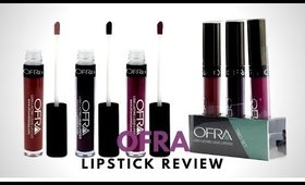 Wednesday Reviews | Ofra Cosmetics | Vintage Vineyard Lip Trio