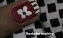 Cute Flower Nail- easy nail design for beginners- easy nail design for short nails