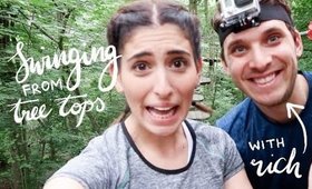 SWINGING FROM TREE TOPS WITH RICH | AD | Lily Pebbles Vlog