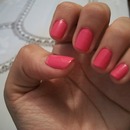 simple, hot pink nails I did on myself last christmas.