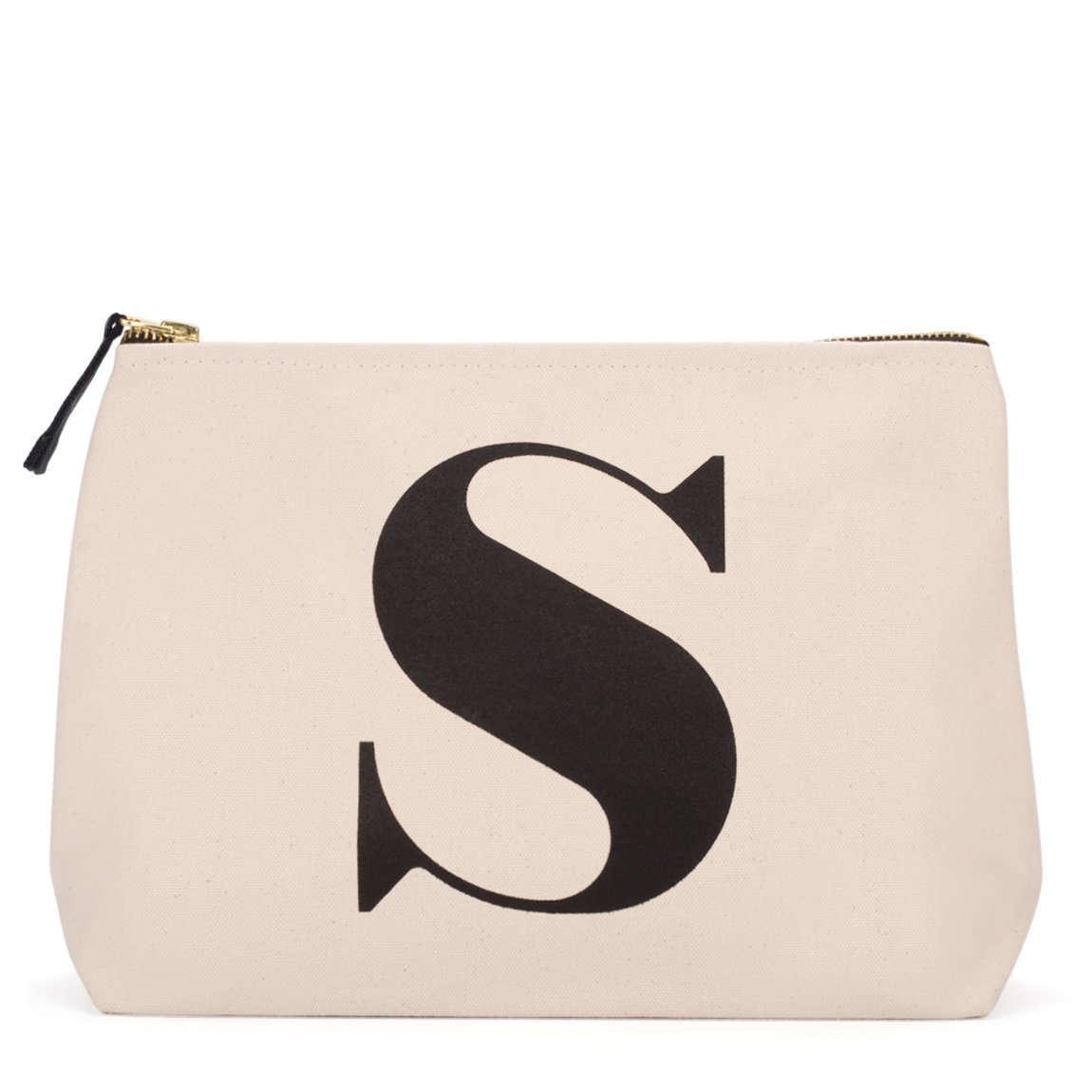 alphabet bags natural wash bag letter s product smear.