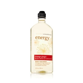 Bath & Body Works Aromatherapy Body Wash & Foam Bath Energy - Orange Ginger