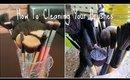 How To: Cleaning Your Makeup Brushes