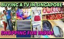 Buying a TV In Singapore, Shopping For India Holiday Vlog | SuperPrincessjo