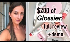 $200 of Glossier. Review & Demo: Does Glossier live up to their claims?