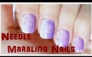Needle Marbling Nails