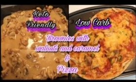 Keto Friendly Brownies And Low Carb Pizza