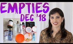 Project Pan Challenge XII: December 2018 Empties