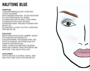 Halftone Blue