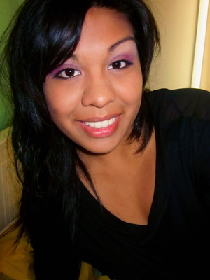 I'm back! My work colors are black and purple, this is most used work look :) 
