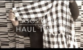 Plus Size Fashion: ASOS Curve Haul ASOS CURVE Exclusive Smock Dress In Spot Check