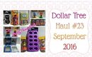 Dollar Tree Haul | #23 September 2016 | PrettyThingsRock