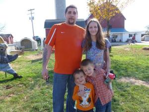 My Family At A Pumpkin Patch. Oct 2011