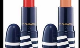 MAC Hey Sailor Salute! Sail La Vie & Blessedly Rich Swatches