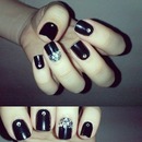 Diamonds nails.