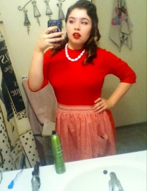 My halloween outfit c: (all vintage!)