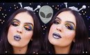 Rainbow Alien Halloween Makeup ( MIKE TEAVEE Willy Wonka Inspired)