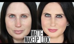 Simple Matte Makeup Tutorial | MATTE EYES & LIPS