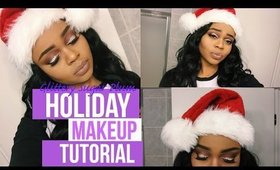 Holiday Makeup: Glittery Sugar Plum| ft. TappinIntoBeauty
