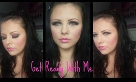 Get Ready With Me. Pink Smokey Eye Full Face Makeup