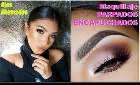 Maquillaje Ojos Ahumados Parpados Caidos / Smokey eye hooded  eyes makeup tutorial| auroramakeup