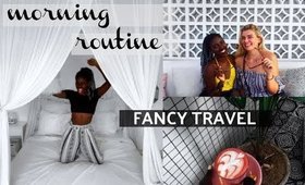 MY FANCY TRAVEL MORNING ROUTINE | JANET NIMUNDELE