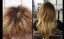 Hair Color Correction | Going Blonde on Curly Hair