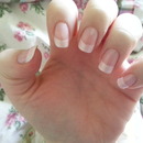 Pearly and soft French Nails