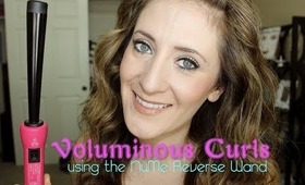 Voluminous Hair using my NuMe Reverse Wand