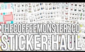 Huge TheCoffeeMonsterzCo Sticker Haul