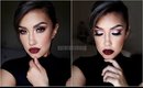 🔥 Maquillaje Dramatico Rose Gold Labios Rojos/ 👄Dramatic rose gold makeup tutorial | auroramakeup