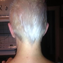 Blonde pointed mohawk