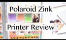 Polaroid Zink Printer Review + Example in my Erin Condren