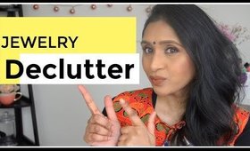 First Stage Of Decluttering My Jewelry | Marie Kondo Jewelry Cleanup | deepikamakeup