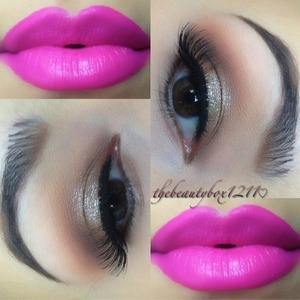 Details on my Instagram! Mac deeply dashing pigment and candy yum yum lipstick 
