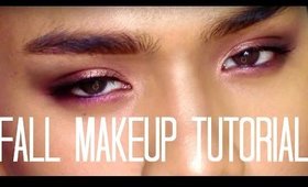 Rose Gold Purple Smokey Eye | Fall Makeup Tutorial