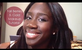 Fall Berries & Gold Makeup Tutorial !