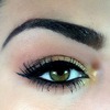 Daytime Smoky with a Pop of Gold