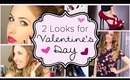 ♥ 2 Valentine's Day Looks || Makeup, Hair & Outfit Ideas! ♥ All Things Hair
