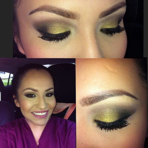 Yellow Smokey Eye Beautylish