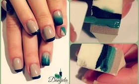 Francuski manikir sa gradijentom | French manicure with gradient | bydanijela