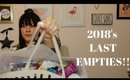 Last EMPTIES of 2018!!  | So many good and bad products!!