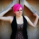 When my hair was redone pink.