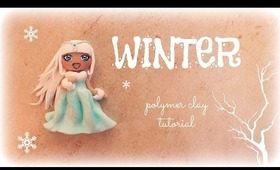 4 Seasons ▪ Winter ▪ Polymer Clay Tutorial ❀ Doll Chibi